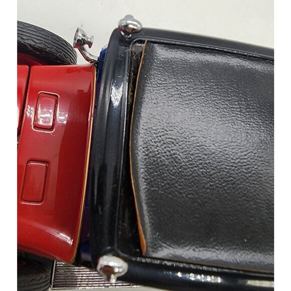 Franklin Mint 1935 Mercedes-Benz 770K Grosser Red (1990) w/Tag - 1:24 Scale - Picture 10 of 11